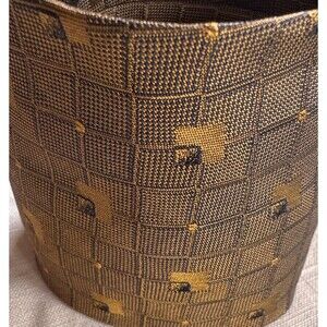 Robert Talbott Studio Silk Neck Tie Bronze Gold Geometric 56" USA NWT
